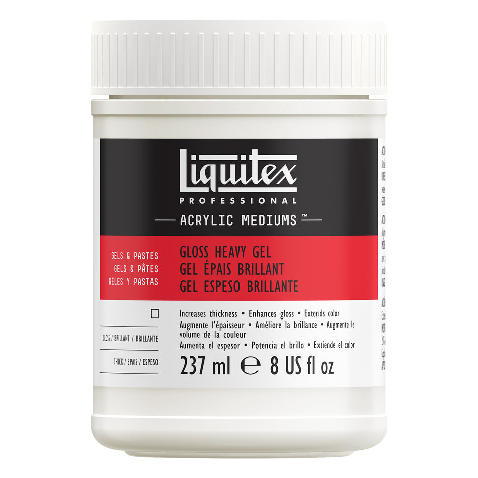 Valokuva tuotteesta Maalausaine Heavy Gel Gloss 237ml Liquitex, kuuluu tuoteryhmään Taidetarvikkeet.