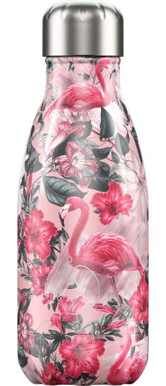 Valokuva tuotteesta Juomapullo Chilly's Tropical Flamingo 260 ml, kuuluu tuoteryhmään Sesonkituotteet.