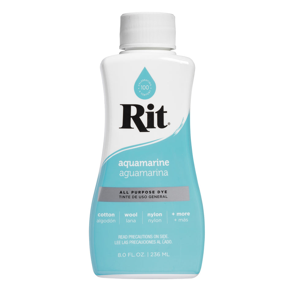 Valokuva tuotteesta Tekstiiliväri Rit Dye 236 ml Aquamarine 24, kuuluu tuoteryhmään Askartelutarvikkeet.