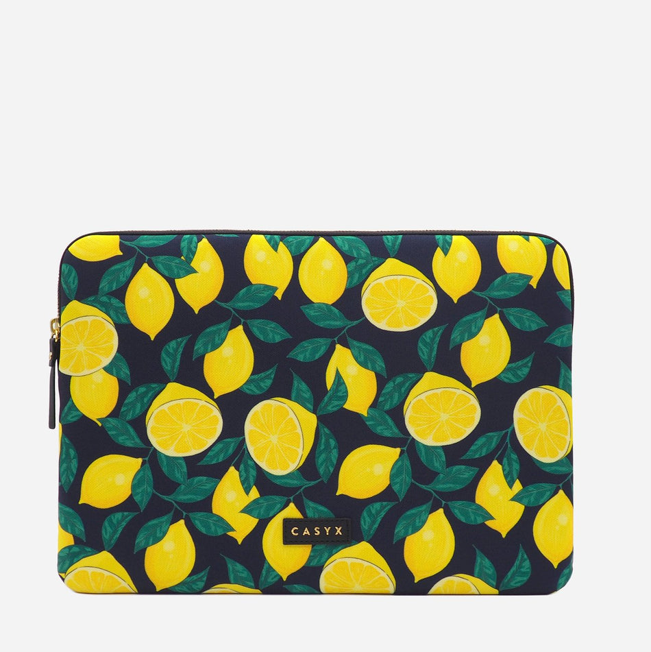 Valokuva tuotteesta Läppärisuoja Casyx  Midnight Lemon 13" kannettavalle, kuuluu tuoteryhmään Muut tarvikkeet.