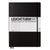Tuotteen Muistikirja A4+ Leuchtturm1917 Slim Hard Black ruled, kovakantinen viivallinen pikkukuva 1