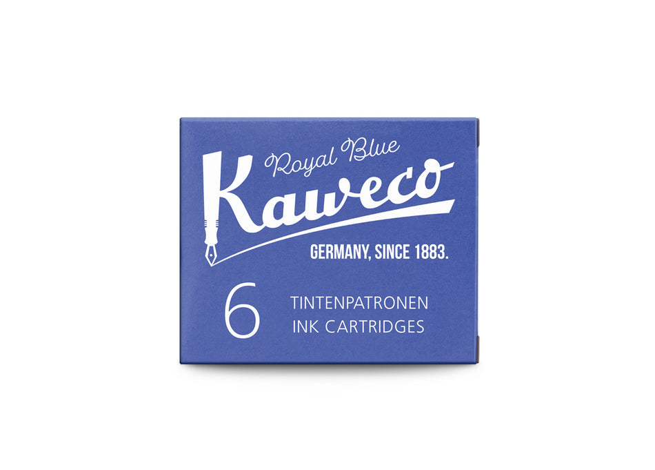 Valokuva tuotteesta Mustepatruuna 6kpl Kaweco Ink Royal Blue, kuuluu tuoteryhmään Lahjakynät.