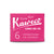 Tuotteen Mustepatruuna 6kpl Kaweco Ink Ruby Red pikkukuva 1