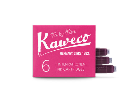 Mustepatruuna 6kpl Kaweco Ink Ruby Red