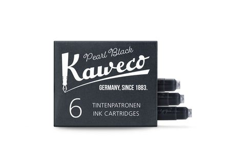 Mustepatruuna 6kpl Kaweco Ink Pearl Black