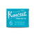 Tuotteen Mustepatruuna 6kpl Kaweco Ink Paradise Blue pikkukuva 1