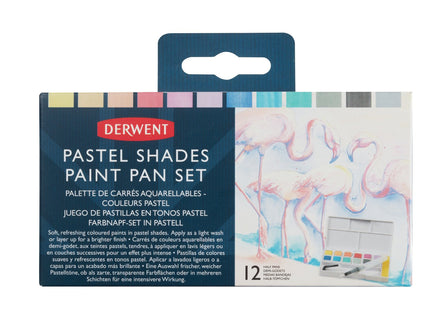 Akvarelliväri 12 kpl Derwent Pastel Shades Paint Set