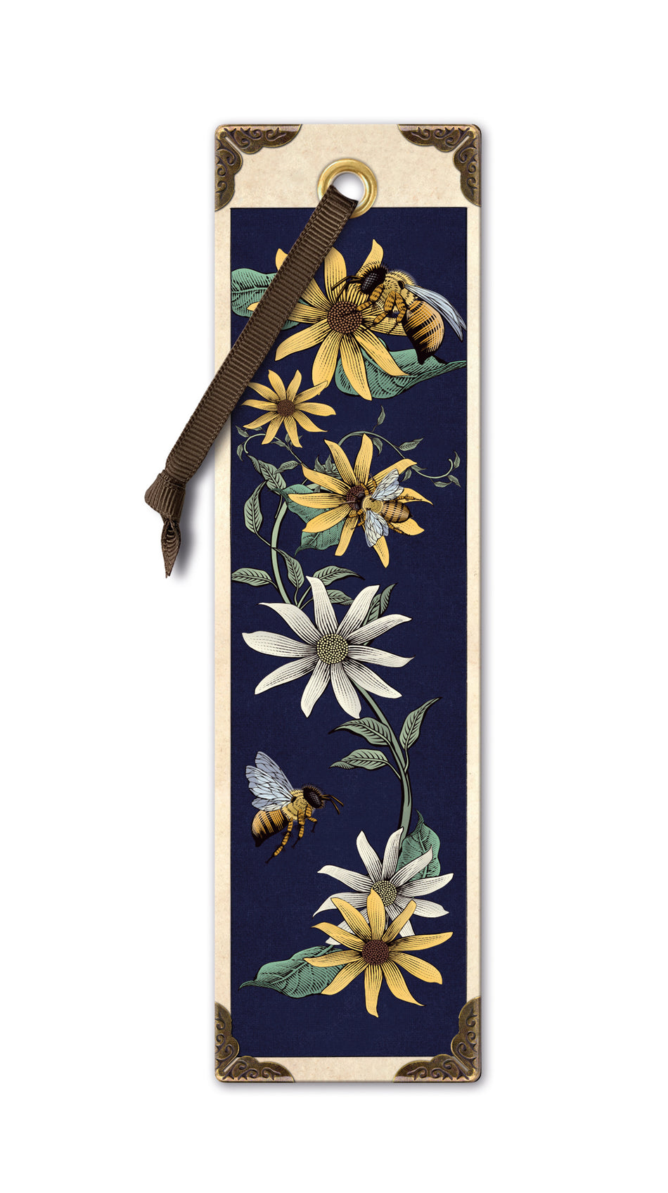Valokuva kirjasta  Vintage Bookmarks - Bees &amp; Flowers, kuuluu tuoteryhmään Muut ulkomaiset kirjat.