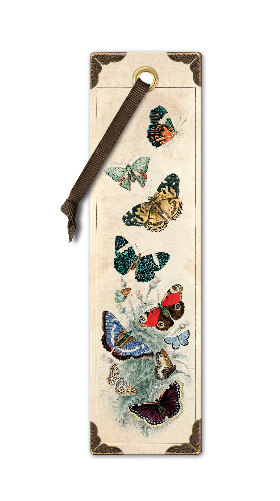 Valokuva tuotteesta Kirjanmerkki Vintage Butterflies, kuuluu tuoteryhmään Lahjatavarat.
