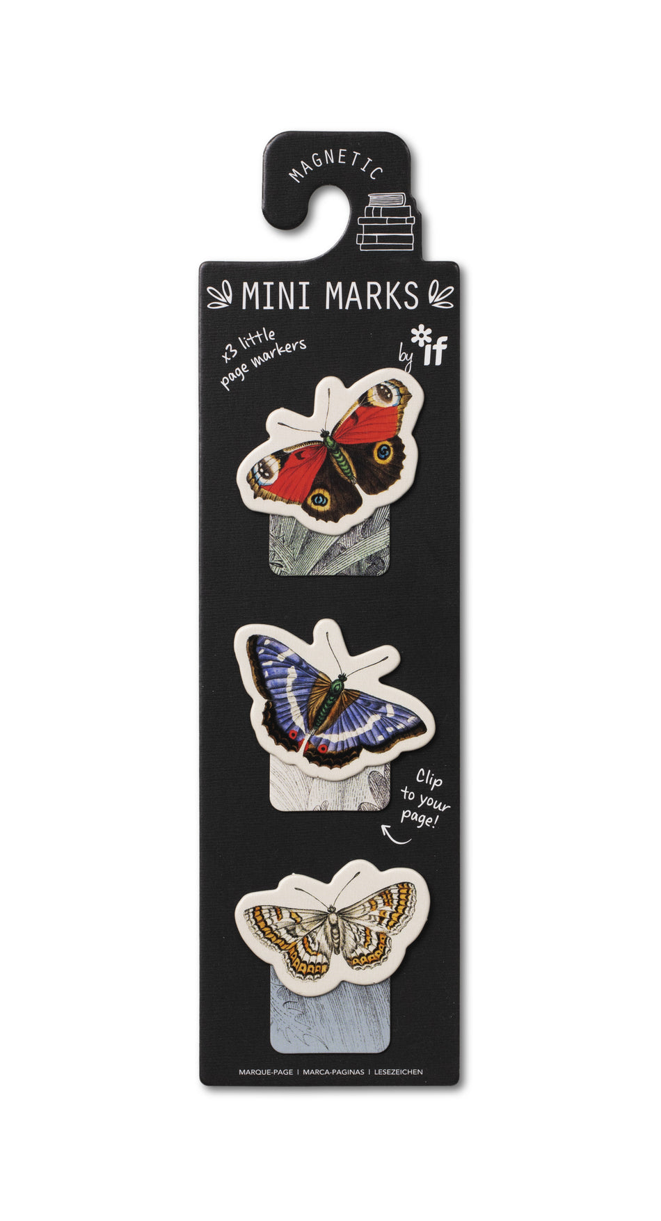 Valokuva kirjasta  Magnetic Mini Marks By If - Butterflies, kuuluu tuoteryhmään Muut ulkomaiset kirjat.