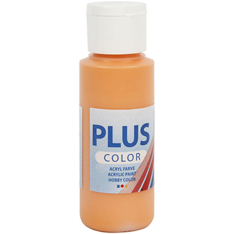 Valokuva tuotteesta Askartelumaali 60ml kurpitsa Plus Color, kuuluu tuoteryhmään Askartelutarvikkeet.