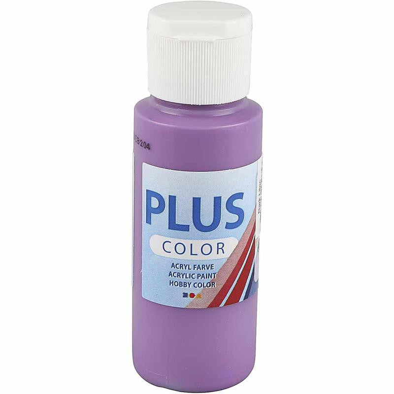 Valokuva tuotteesta Askartelumaali 60ml tumma lila Plus Color, kuuluu tuoteryhmään Askartelutarvikkeet.