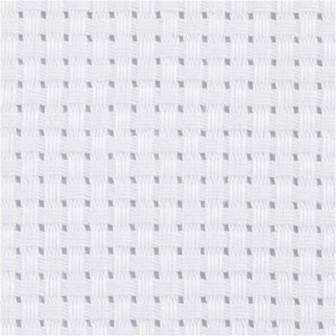 Valokuva tuotteesta Aida-kangas 50x50 cm valkoinen 35 neliötä per 10cm, kuuluu tuoteryhmään Käsityötarvikkeet.