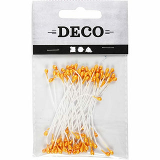 Heteet 100kpl oranssi 6cm x 2mm
