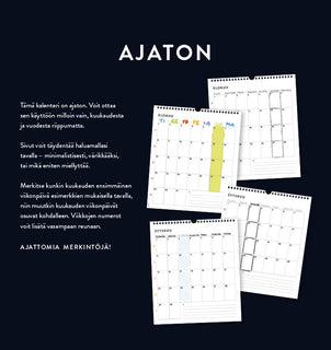 Ajaton seinäkalenteri