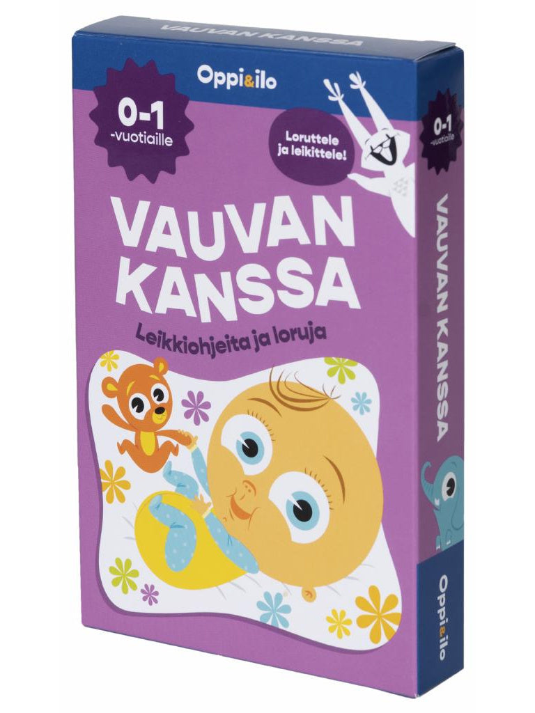 Valokuva tuotteesta Vauvan kanssa -puuhakortit, kuuluu tuoteryhmään Pelikortit.