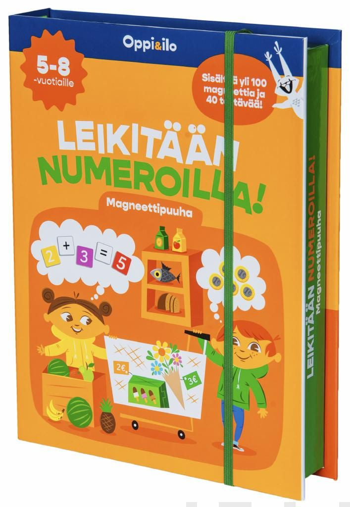 Valokuva kirjasta Reetta Wirtanen / Jari-Matti Vuorio Magneettipuuha Leikitään numeroilla 5-8 v, kuuluu tuoteryhmään Lasten ja nuorten tietokirjat.
