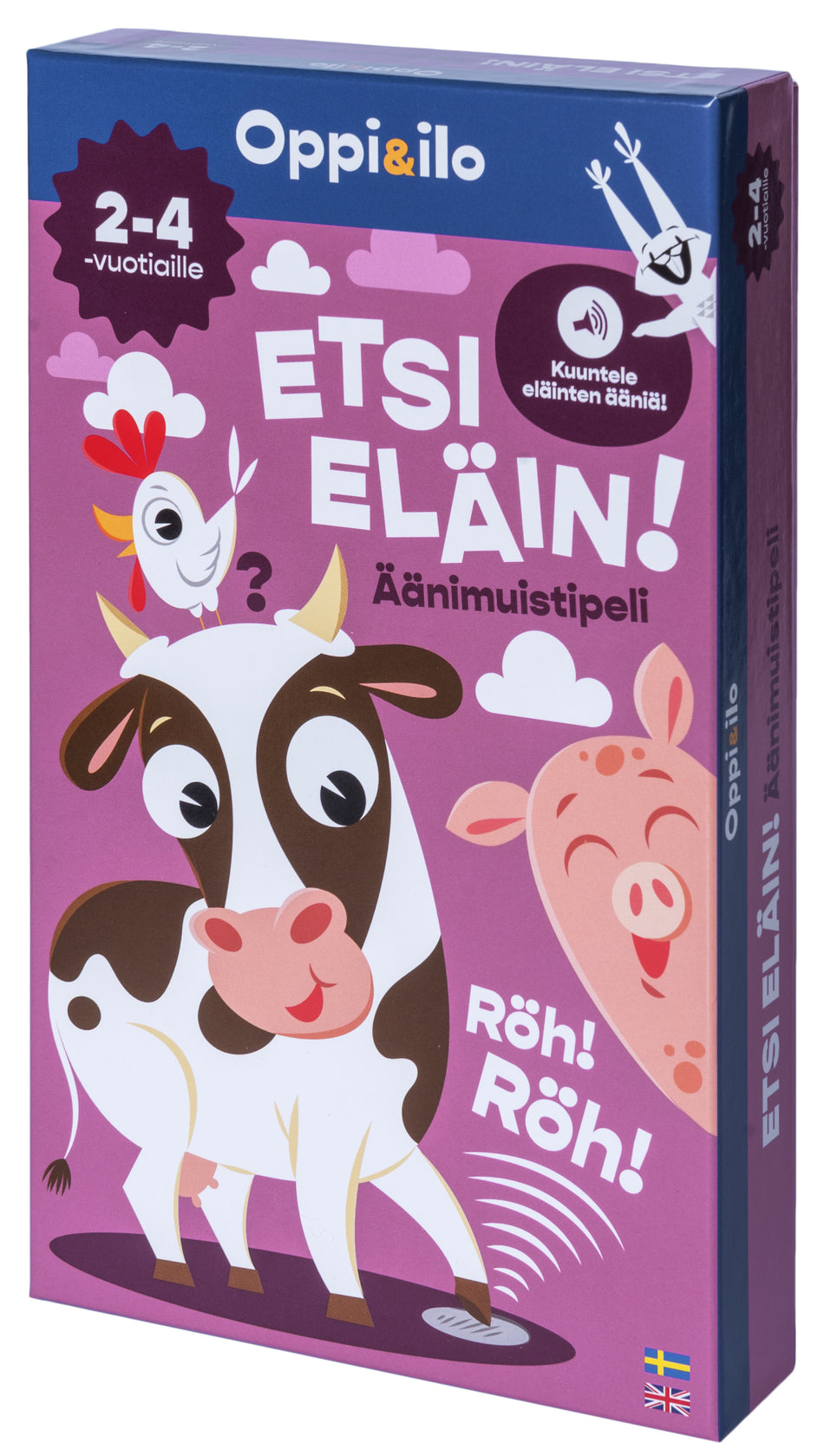 Valokuva tuotteesta Etsi eläin! -äänimuistipeli 2-4 v, kuuluu tuoteryhmään Pelikortit.