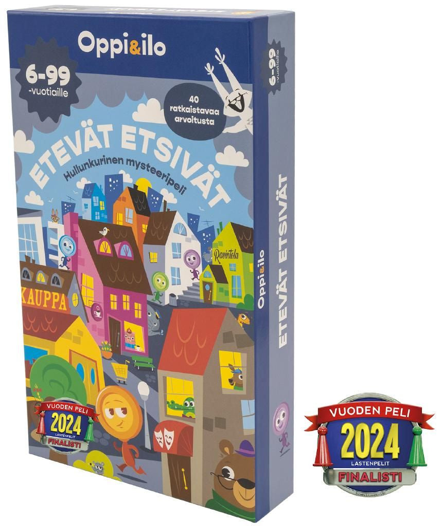 Valokuva tuotteesta Etevät etsivät -lautapeli 6-99 v, kuuluu tuoteryhmään Pelikortit.