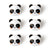Tuotteen Pussiklipsit Panda Legami, 6 kpl pikkukuva 1