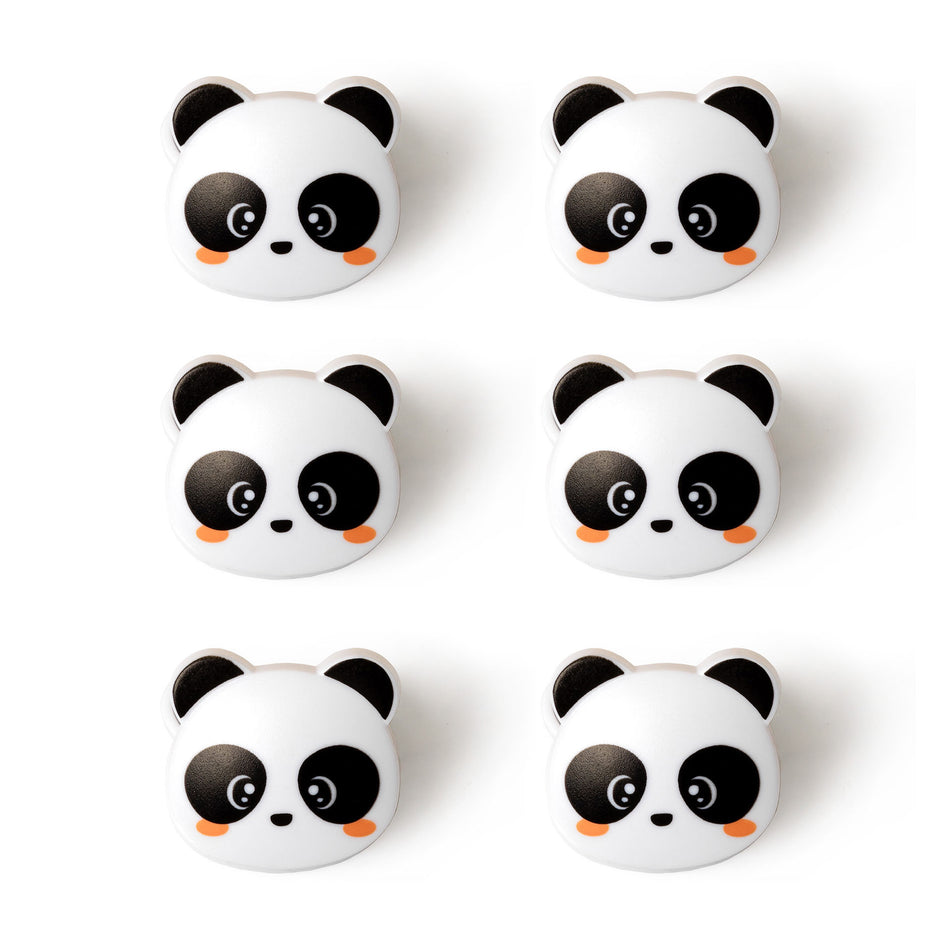 Valokuva tuotteesta Pussiklipsit Panda Legami, 6 kpl, kuuluu tuoteryhmään Sisustus kodin tarvikkeet.