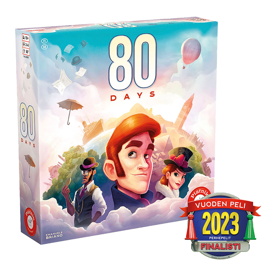 Valokuva tuotteesta 80 Days -lautapeli, kuuluu tuoteryhmään Lautapelit.