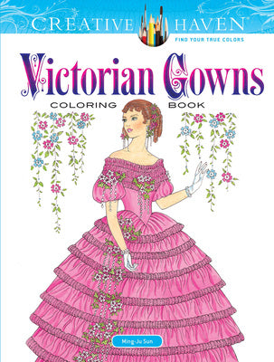 Valokuva kirjasta Ming-Ju Sun Creative Haven Victorian Gowns Coloring Book, kuuluu tuoteryhmään Ulk taide musiikki.