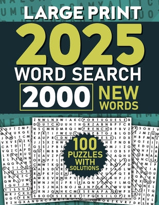 Valokuva kirjasta Laura Bidden 2025 Word Search for Adults Large Print, 2000 Words: Word Search Puzzle Books, Word Find Book, Word Searches, kuuluu tuoteryhmään Ulk harrasteet.