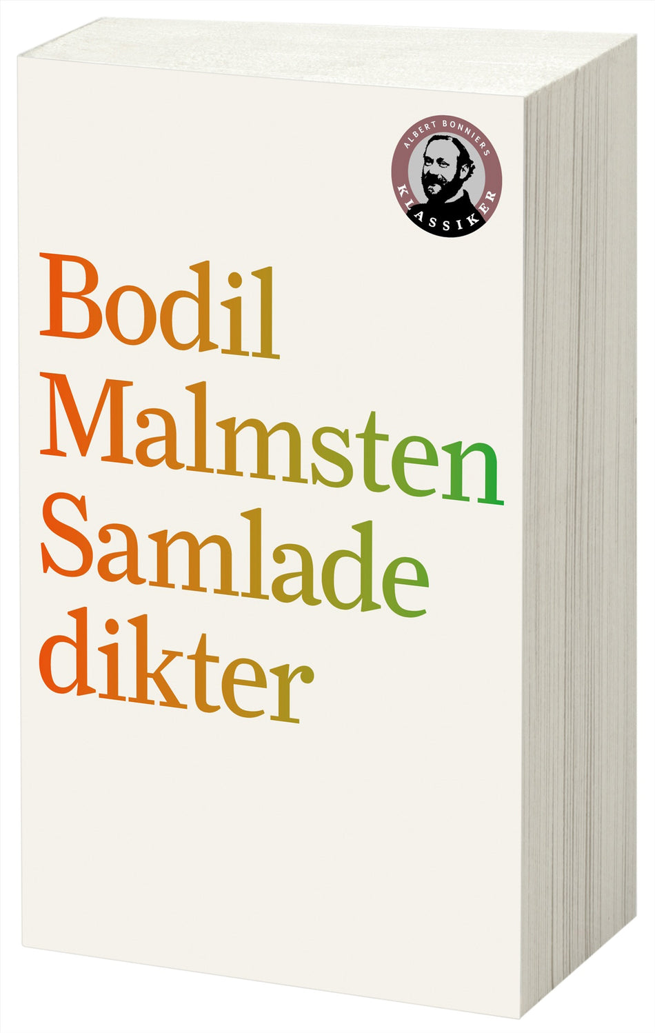 Valokuva kirjasta Bodil Malmsten Samlade dikter, kuuluu tuoteryhmään Ruots muu tieto.