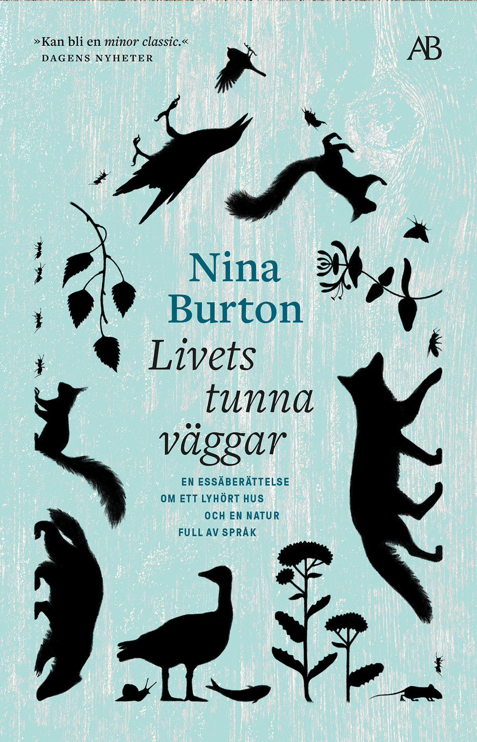 Valokuva kirjasta Nina Burton Livets tunna väggar, kuuluu tuoteryhmään Ruots muu tieto.