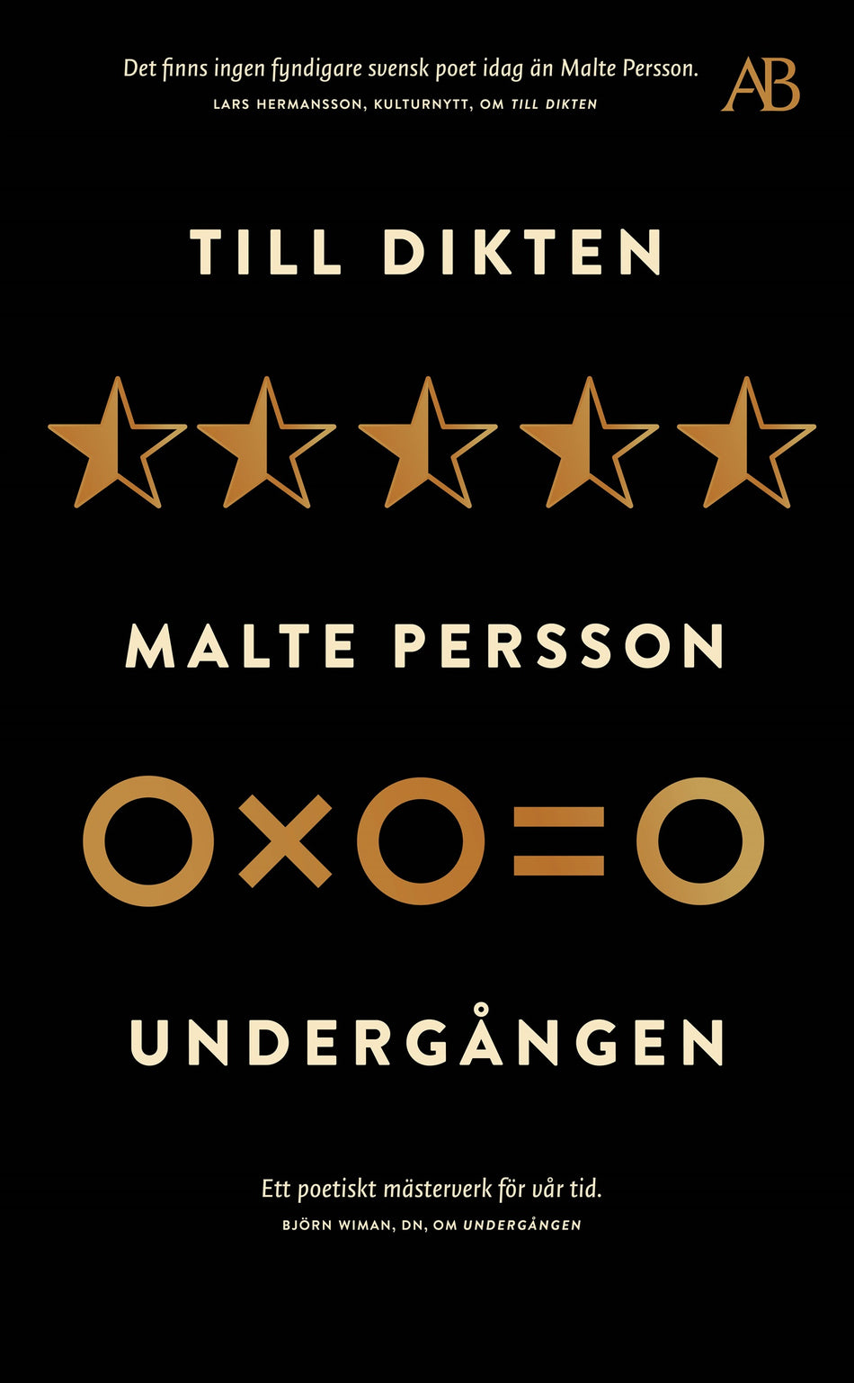 Valokuva kirjasta Malte Persson Till dikten / Undergången, kuuluu tuoteryhmään Ruots muu tieto.