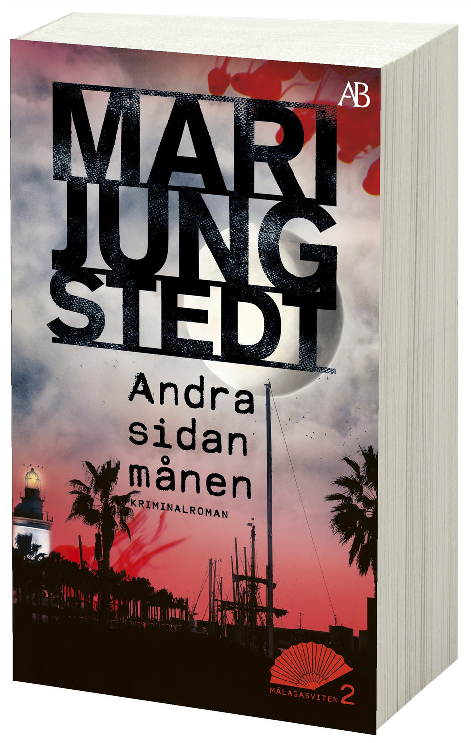 Valokuva kirjasta Mari Jungstedt Andra sidan månen, kuuluu tuoteryhmään Ruots kaunokirjat.