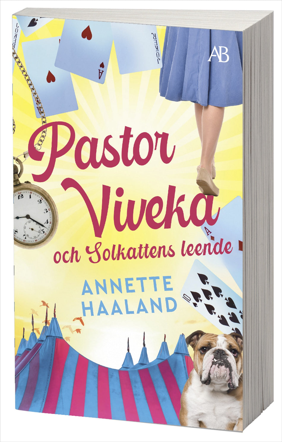 Valokuva kirjasta Annette Haaland Pastor Viveka och Solkattens leende, kuuluu tuoteryhmään Ruots kaunokirjat.