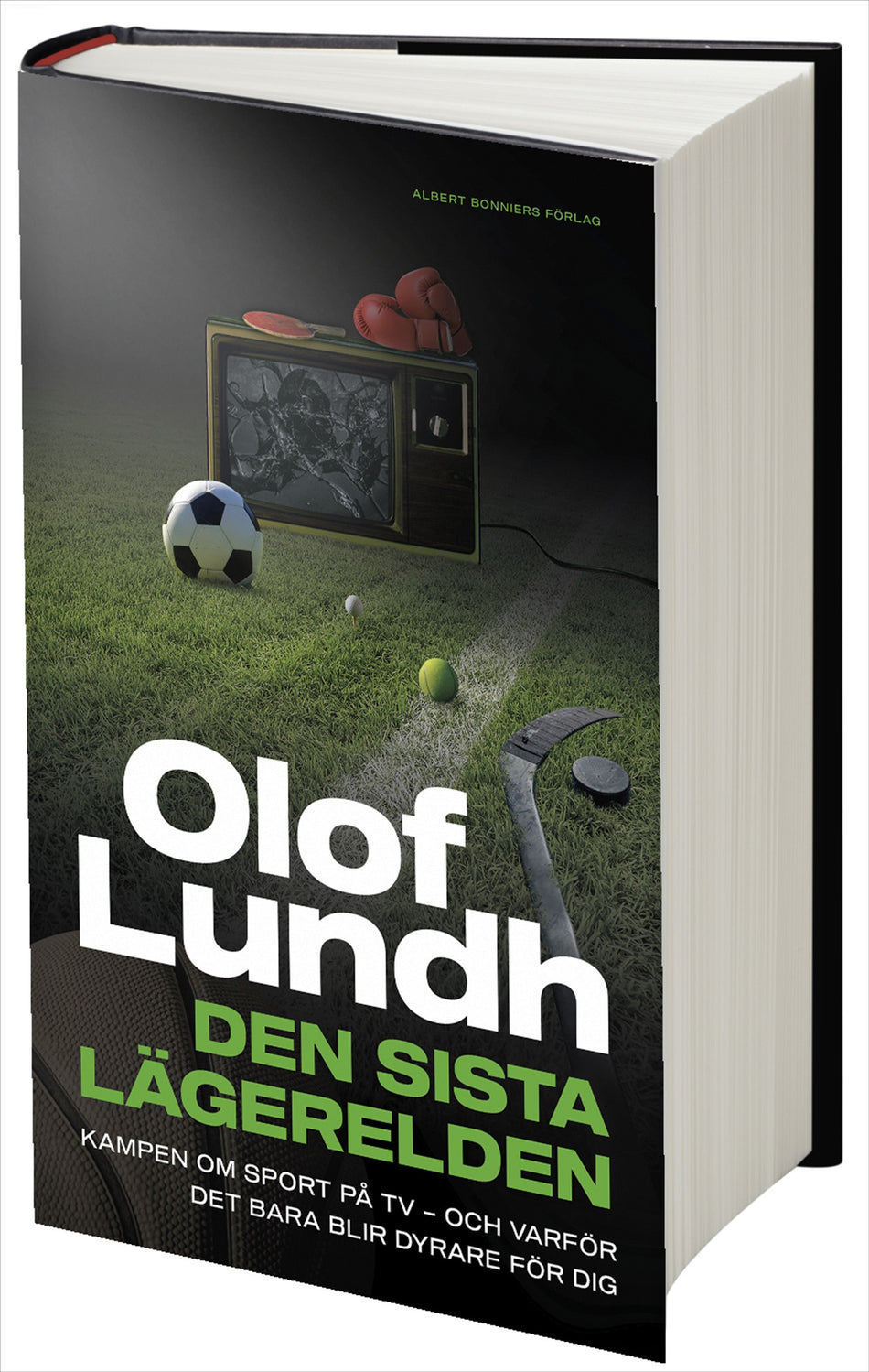 Valokuva kirjasta Olof Lundh Den sista lägerelden : Kampen om sport på tv - och varför det bara blir dyrare för dig, kuuluu tuoteryhmään Ruots harrasteet taide.