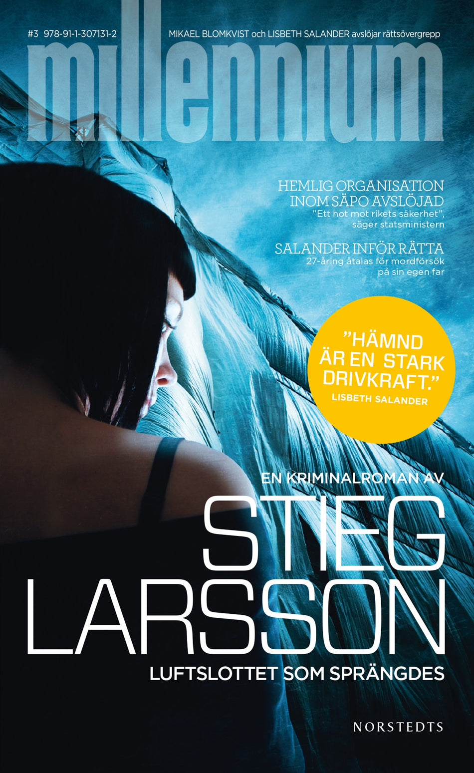 Valokuva kirjasta Stieg Larsson Luftslottet som sprängdes, kuuluu tuoteryhmään Ruots kaunokirjat.