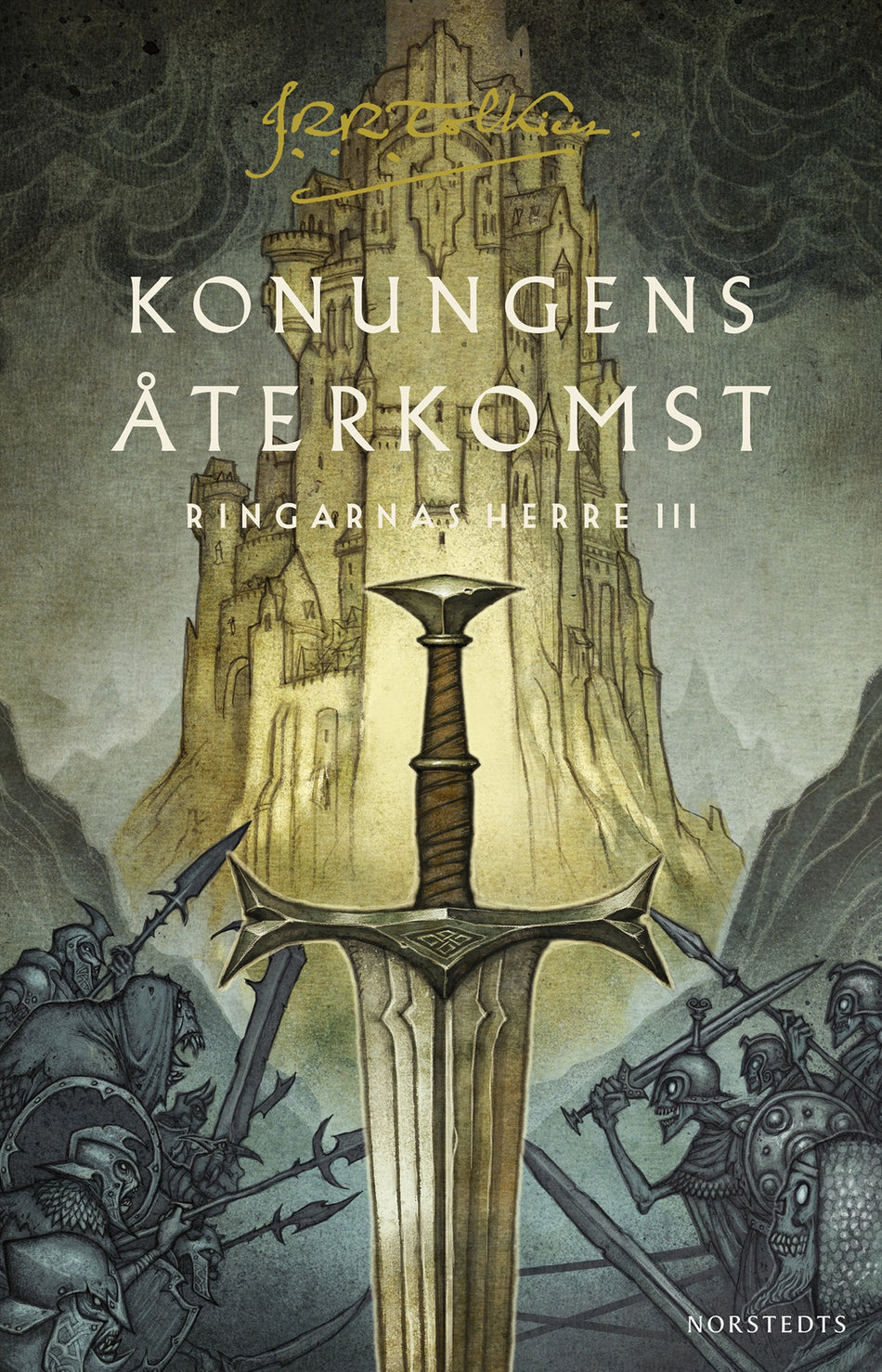 Valokuva kirjasta J. R. R. Tolkien Konungens återkomst, kuuluu tuoteryhmään Ruots kaunokirjat.