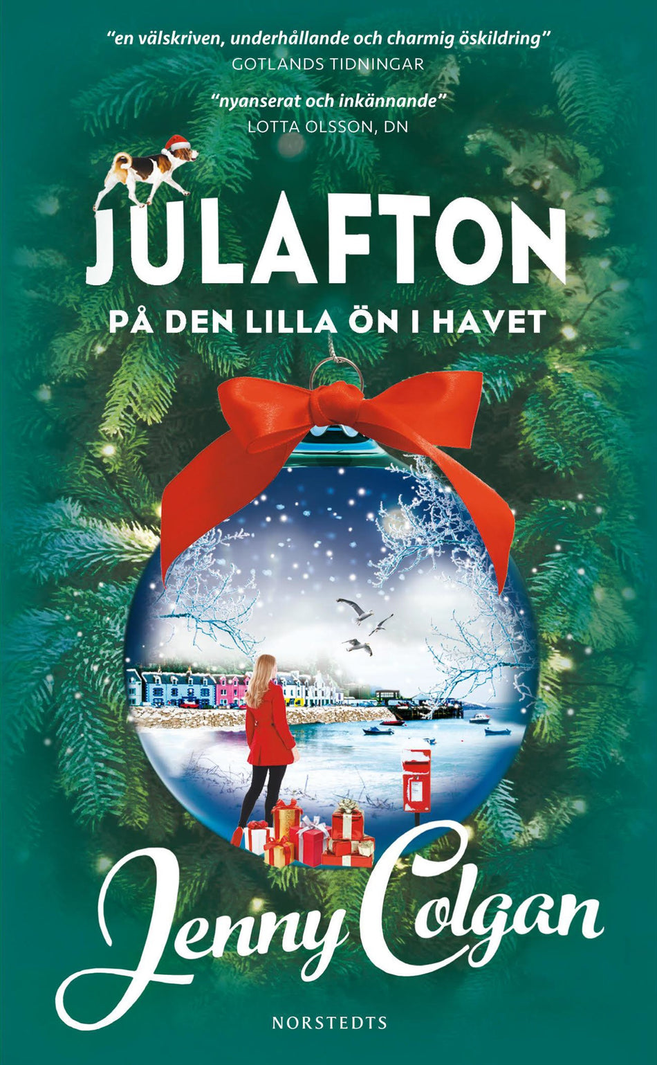 Valokuva kirjasta Jenny Colgan Julafton på den lilla ön i havet, kuuluu tuoteryhmään Ruots kaunokirjat.