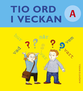 Valokuva kirjasta  Tio ord i veckan A, kuuluu tuoteryhmään Ruots muu tieto.