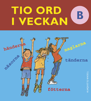 Valokuva kirjasta  Tio ord i veckan B, kuuluu tuoteryhmään Ruots muu tieto.