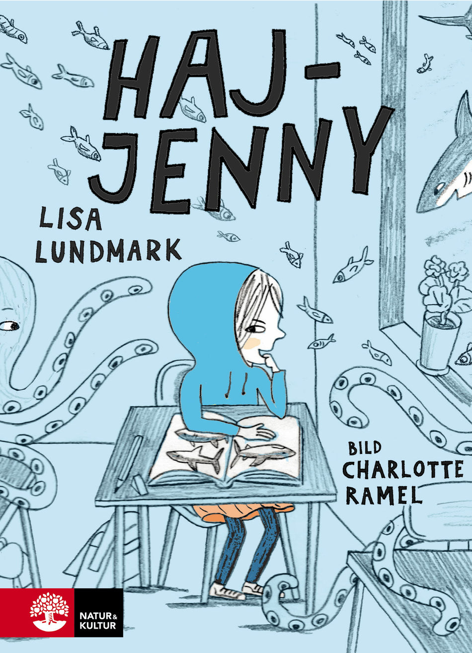 Valokuva kirjasta Lisa Lundmark Haj-Jenny, kuuluu tuoteryhmään Ruots lapset nuoret ja sarjakuvat.