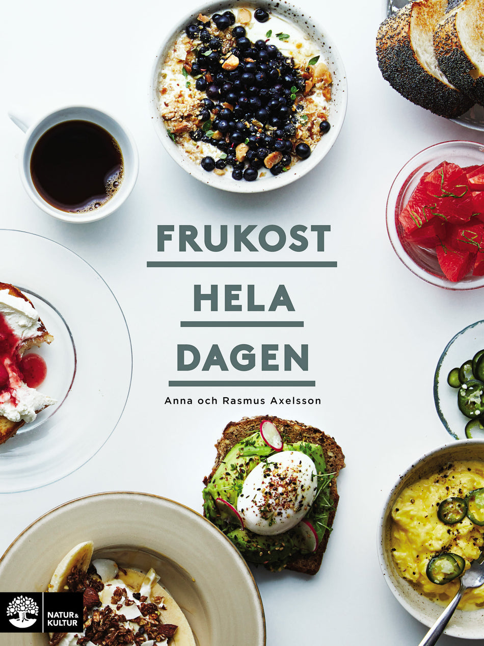Valokuva kirjasta Anna Axelsson / Rasmus Axelsson Frukost hela dagen, kuuluu tuoteryhmään Ruots harrasteet taide.