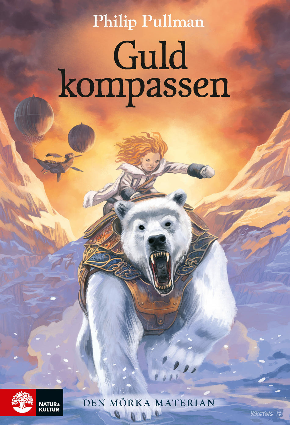 Valokuva kirjasta Philip Pullman Guldkompassen, kuuluu tuoteryhmään Ruots lapset nuoret ja sarjakuvat.