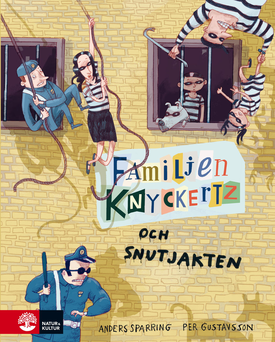 Valokuva kirjasta Anders Sparring Familjen Knyckertz och snutjakten, kuuluu tuoteryhmään Ruots lapset nuoret ja sarjakuvat.