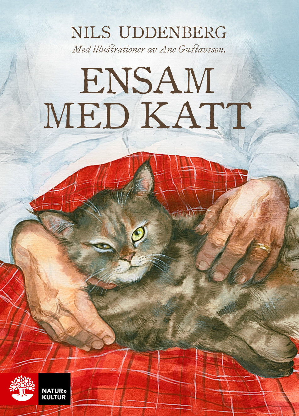 Valokuva kirjasta Nils Uddenberg Ensam med katt, kuuluu tuoteryhmään Ruots muu tieto.