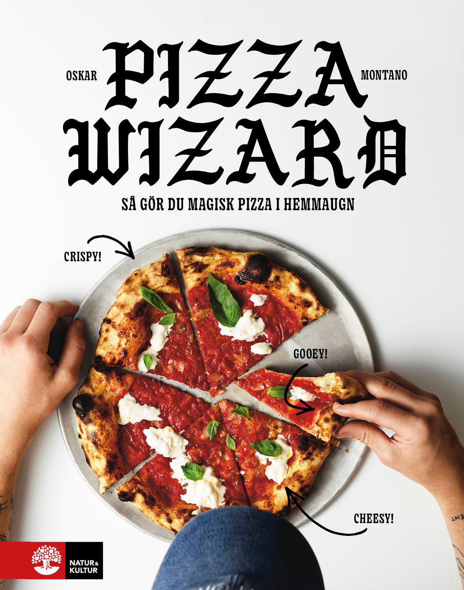 Valokuva kirjasta Oskar Montano Pizza wizard : så gör du magisk pizza i hemmaugn, kuuluu tuoteryhmään Ruots harrasteet taide.