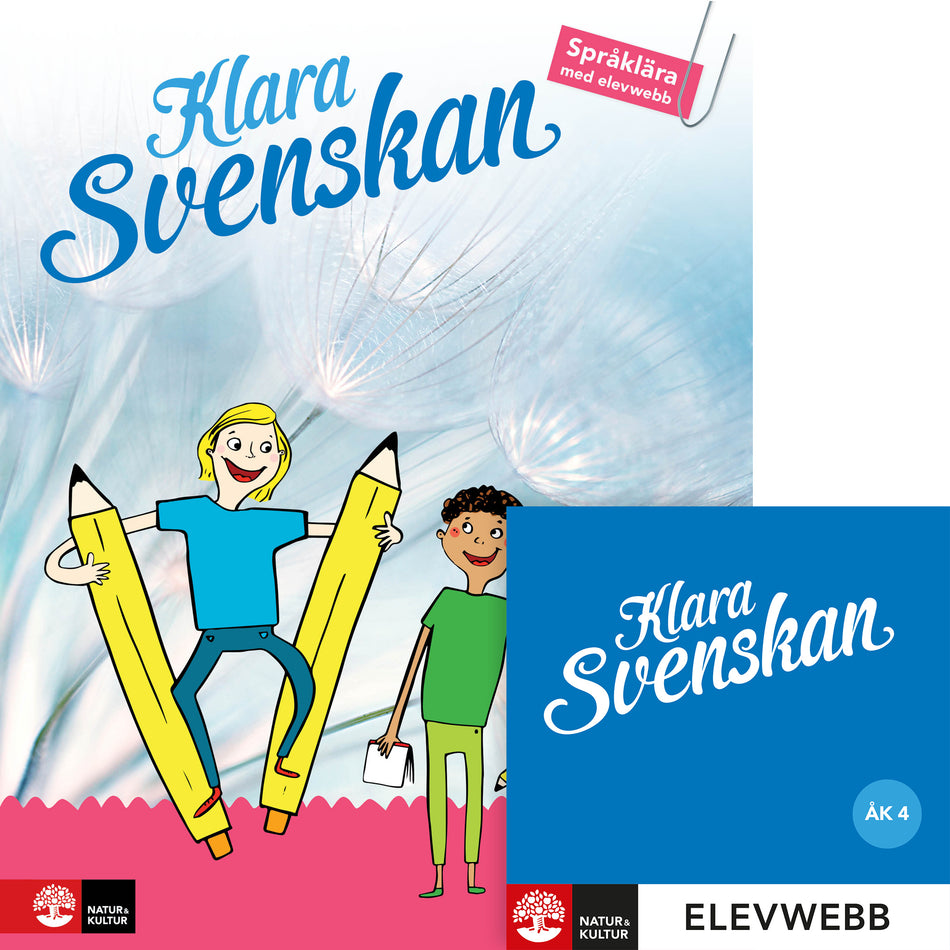 Valokuva kirjasta Pär Sahlin / Michaela Eriksson Klara svenskan åk 4 Elevbok Språklära : inkl digital färdighetsträning, kuuluu tuoteryhmään Ruots lapset nuoret ja sarjakuvat.