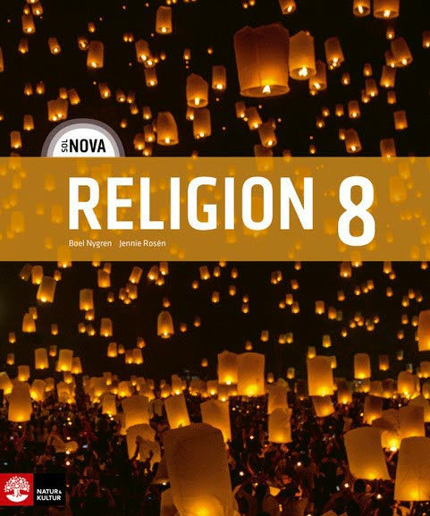 Valokuva kirjasta Boel Nygren / Jennie Rosén SOL NOVA Religion 8, kuuluu tuoteryhmään Ruots lapset nuoret ja sarjakuvat.