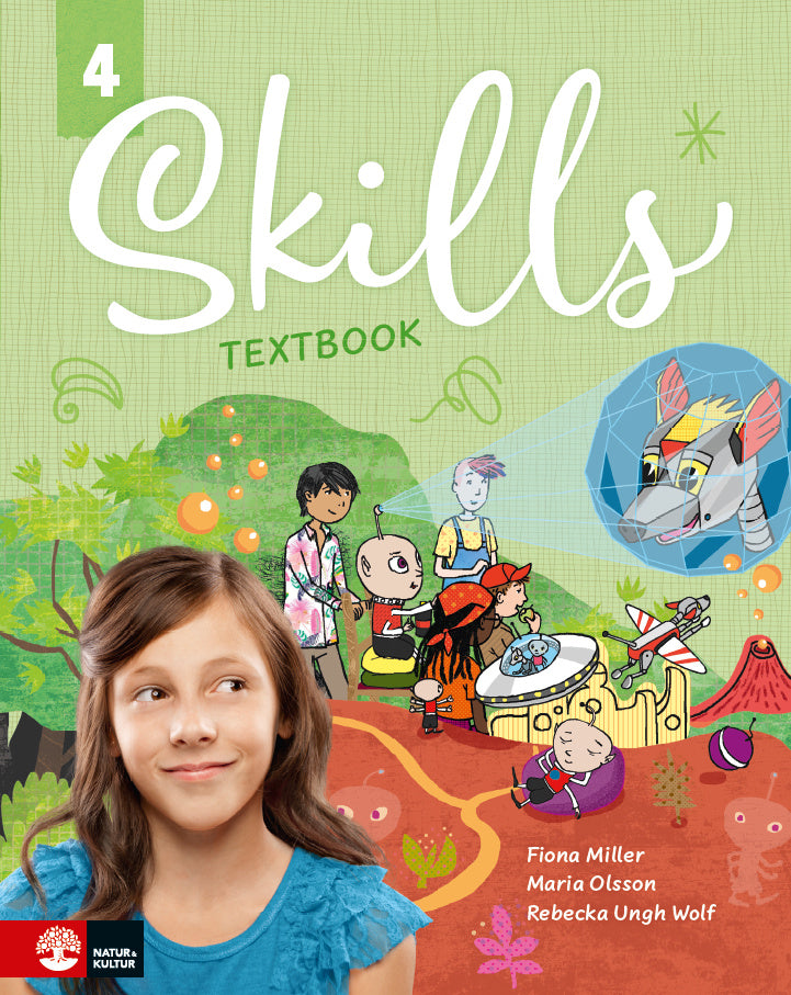 Valokuva kirjasta Fiona Miller / Maria Olsson / Rebecka Ungh Wolf Skills Textbook åk 4, kuuluu tuoteryhmään Ruots lapset nuoret ja sarjakuvat.