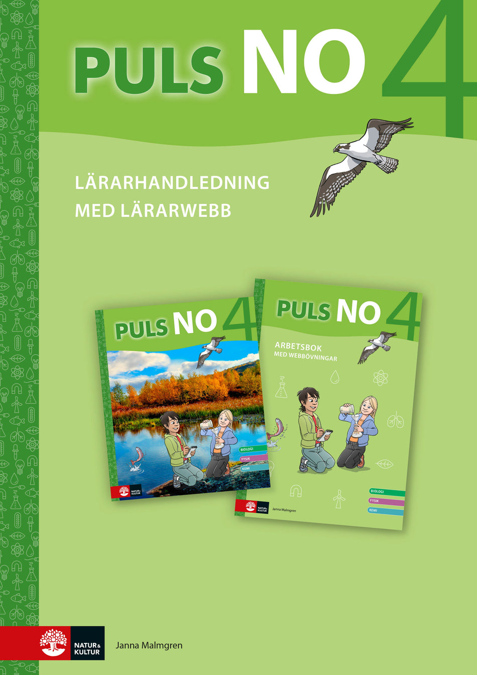 Valokuva kirjasta Janna Malmgren / Malin Bolin PULS NO åk 4 Lärarhandledning med lärarwebb, kuuluu tuoteryhmään Ruots lapset nuoret ja sarjakuvat.
