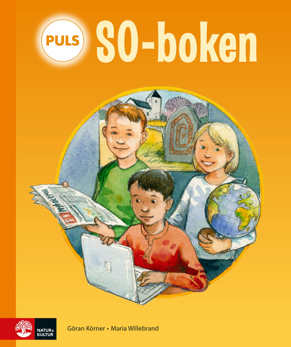 Valokuva kirjasta Göran Körner / Maria Willebrand PULS SO-boken 1-3 Grundbok, andra upplagan, kuuluu tuoteryhmään Ruots lapset nuoret ja sarjakuvat.